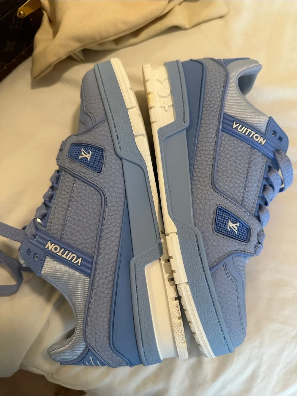 Women’s LV Trainer Shoes, rare size 8.5